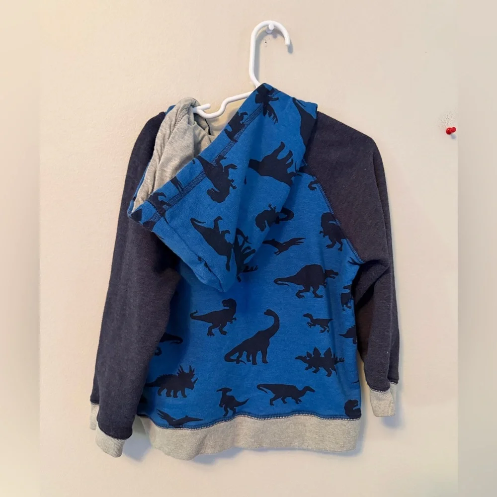 Hatley Blue Dinosaur Kids Hoodie